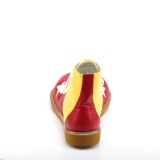 CLOWN-02 funtasma scarpe da clown e circo unisex gialli