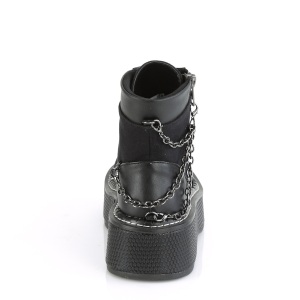 Canvas 5 cm EMILY-114 demoniacult boots platform