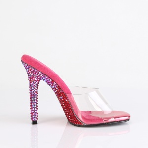 Ciabatte Pink 11,5 cm GALA-01DMM ciabatte con tacco alto strass