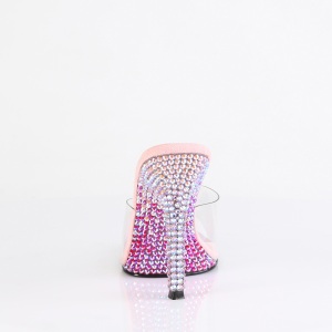 Ciabatte Rosa 11,5 cm GALA-01DMM ciabatte con tacco alto strass