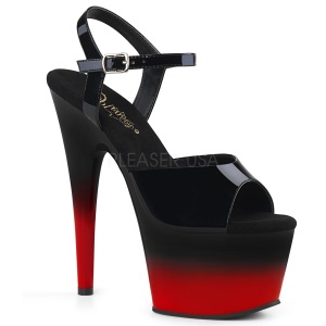 Dual Colored 18 cm ADORE-709BR-H Platform High Heels Shoes