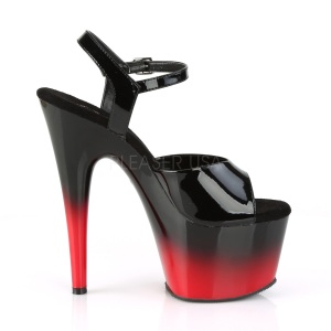 Dual Colored 18 cm ADORE-709BR-H Platform High Heels Shoes