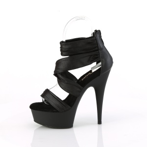 Ecopelle plateau 15 cm DELIGHT-620 scarpe con tacco alto pleaser