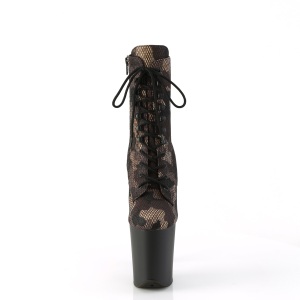 FLAMINGO-1020CM 20 cm pleaser stivaletti tacco alto plateau camuffare