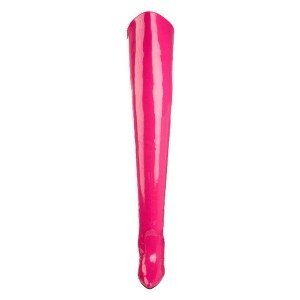 Fuchsia Shiny 13 cm SEDUCE-3010 Thigh High Boots for Men