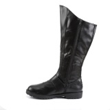 GOTHAM-100 black captain boots cosplay halloween mens boots