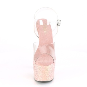 Glitter piattaforma 18 cm ADORE-708LG-4 sandali tacco alto exotic pole