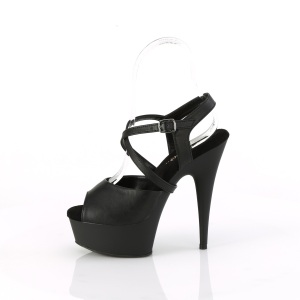 Leatherette 15 cm DELIGHT-624-1 platform pleaser high heels shoes