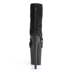 Leatherette 20 cm Pleaser FLAMINGO-800-24 Platform Ankle Calf Boots