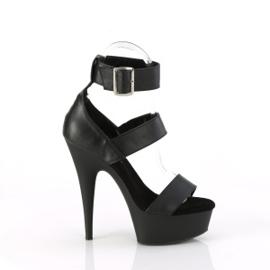 Leatherette platform 15 cm DELIGHT-629 pleaser high heels shoes