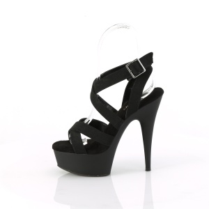 Leatherette platform 15 cm DELIGHT-638 pleaser high heels shoes