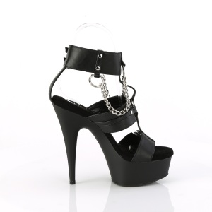 Leatherette platform 15 cm DELIGHT-661 pleaser high heels shoes