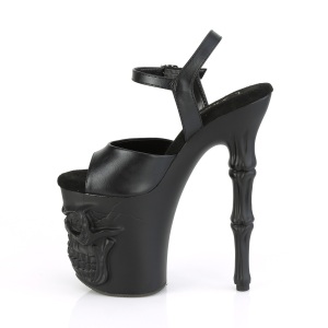 Leatherette skull platform 20 cm RAPTURE-809 pleaser high heels