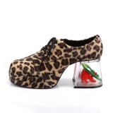 Leopardo PIMP-02 scarpe da magnaccia uomo con tacco acquario pesci rossi