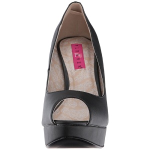 Nero Ecopelle 13,5 cm CHLOE-01 grandi taglie scarpe dcollet