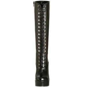 Nero Matto 13 cm ELECTRA-2020 Stivali Donna da Uomo