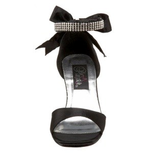 Nero Strass 8,5 cm ROMANCE-372 Sandali Donna con Tacco