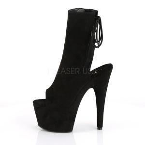 Nero faux suede 18 cm ADORE-1018FS stivaletti da pole dance