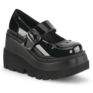 Patent 11,5 cm SHAKER-23 alternative shoes platform black