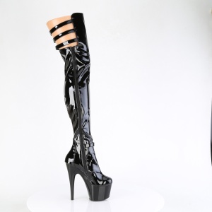 Patent 18 cm ADORE-3055 Platform Thigh High Boots