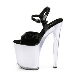 Patent 20 cm DISCOLITE-809 LED light platform stripper high heel shoes