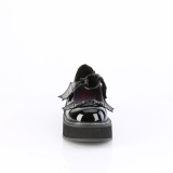 Patent 5 cm EMILY-23 emo platform maryjane shoes with buckles