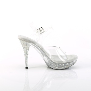 Pietre strass 11,5 cm ELEGANT-408ABRS scarpe posare - tacco alto da competizione bikini