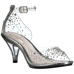 Pietre strass 8 cm BELLE-330RS sandali tacchi a spillo