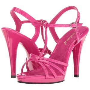 Pink Varnish 12 cm FLAIR-420 High Heels for Men