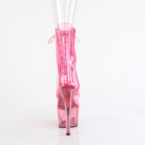 Pink trasparente 18 cm ADORE-1021C stivaletti exotic pole