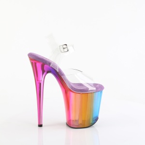 Plateau arcobaleno 20 cm FLAMINGO scarpe da pole dance