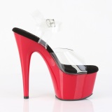 Plateau rosso 18 cm ADORE-708 scarpe da pole dance