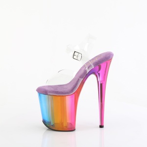 Platform rainbow 20 cm FLAMINGO Pole dancing high heels