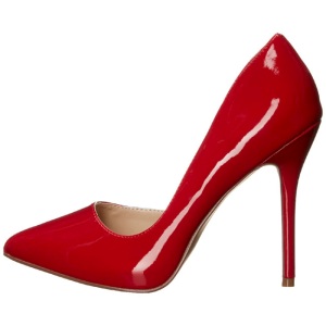 Red Shiny 13 cm AMUSE-22 Pumps High Heels for Men