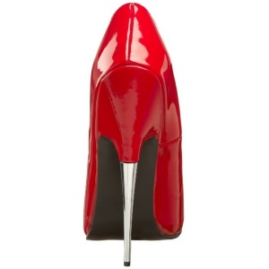 Red Shiny 15 cm SCREAM-01 Fetish Pumps Women Shoes