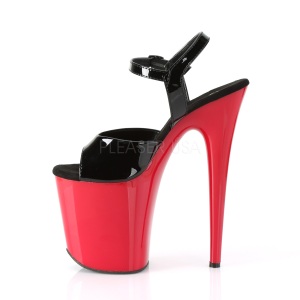 Red platform 20 cm FLAMINGO-809 pleaser high heels shoes