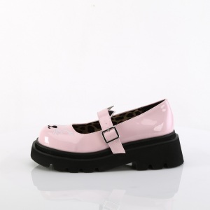 Rosa 6,5 cm RENEGADE-56 emo maryjane scarpe donna fibbia