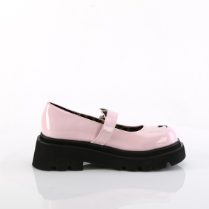 Rosa 6,5 cm RENEGADE-56 emo maryjane scarpe donna fibbia