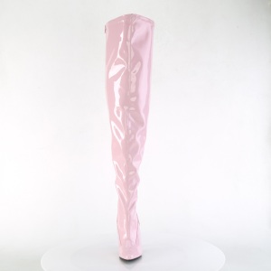 Rose 13 cm SEDUCE-3000WC thigh high stretch overknee boots with wide calf