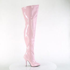 Rose 13 cm SEDUCE-3000WC thigh high stretch overknee boots with wide calf