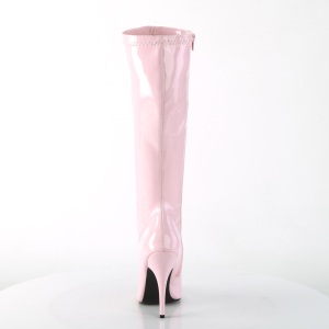 Rose Shiny 13 cm SEDUCE-2000 High Heeled Womens Boots for Men