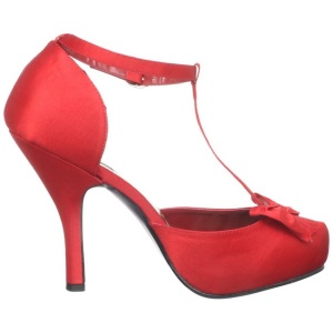 Rosso Raso 12 cm retro vintage CUTIEPIE-12 scarpe dcollet con tacchi bassi