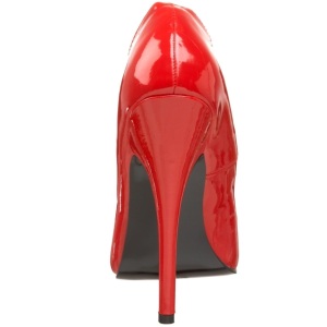 Rosso Vernice 15 cm DOMINA-420 Tacchi altissimi da uomo