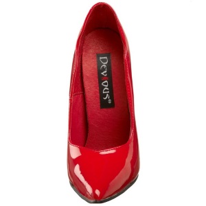 Rosso Vernice 15 cm SCREAM-01 Fetish Scarpe Dcollet