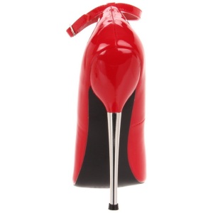 Rosso Vernice 16 cm DAGGER-12 Fetish Scarpe Dcollet