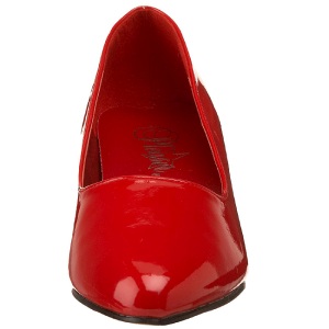 Rosso Vernice 5 cm FAB-420W scarpe dcollet con tacchi bassi