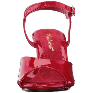 Rosso Vernice 8 cm BELLE-309 Sandali Donna con Tacco