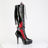 Shiny 13,5 cm high heels platform pleaser boots