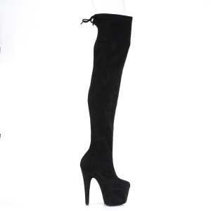 Stretch suede 18 cm ADORE-3008 Pleaser Overknee Boots