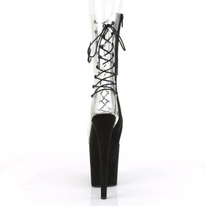 Transparent 20 cm FLAMINGO-800-60FS Pole dancing ankle boots